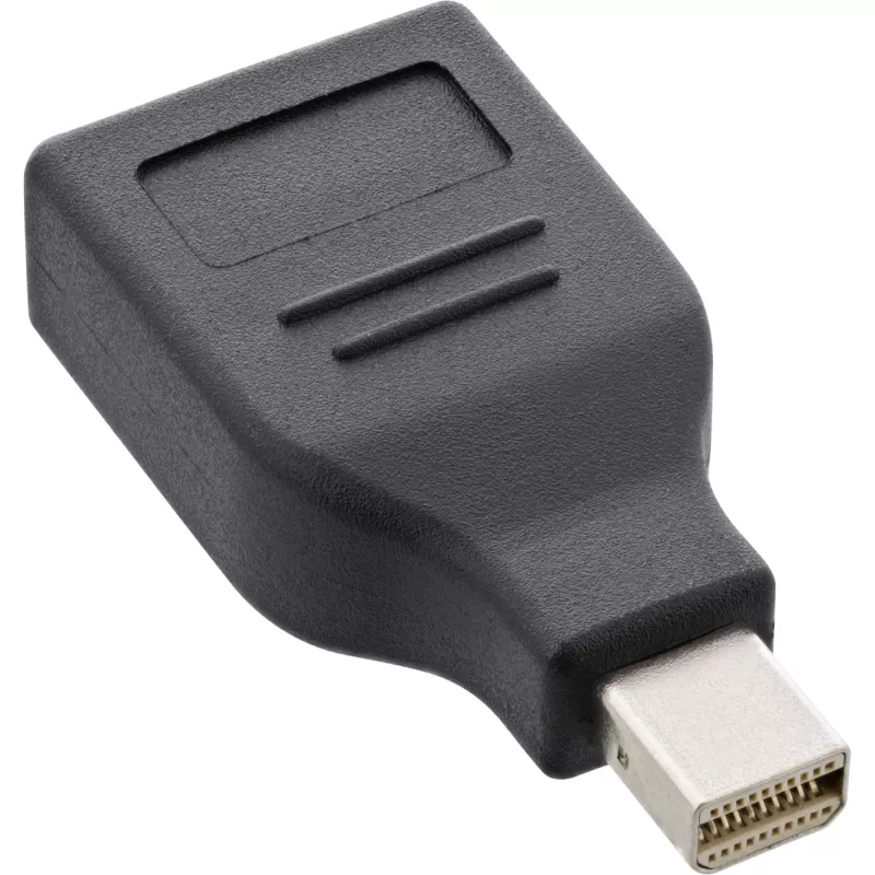Adaptador DisplayPort InLine, ficha Mini DisplayPort / conector fêmea DisplayPort, 4K/60Hz