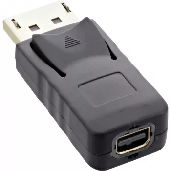 Adaptador DisplayPort InLine, macho DisplayPort / fêmea Mini DisplayPort, 4K/60Hz