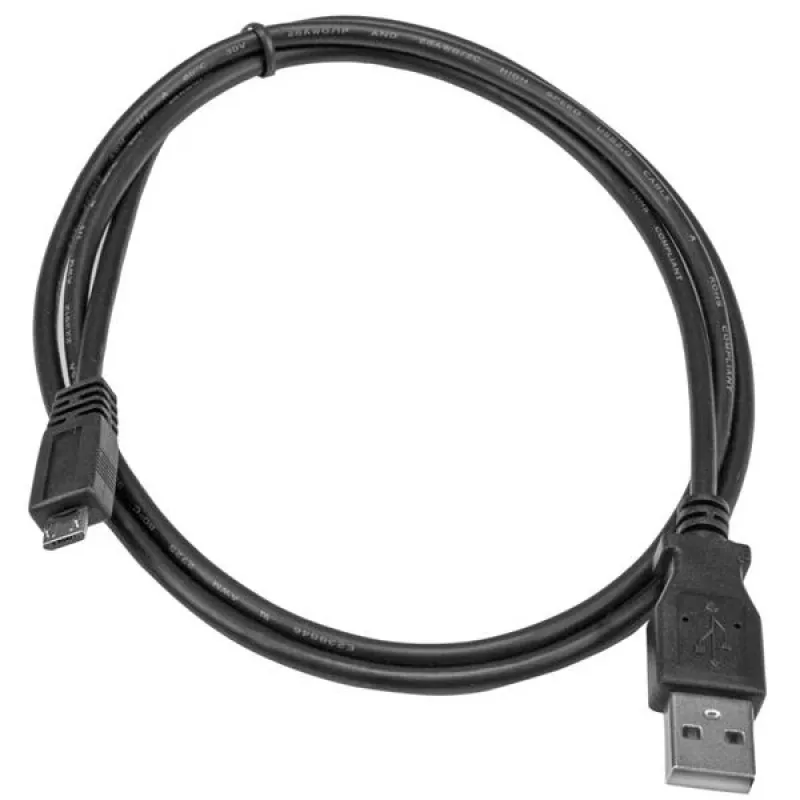 Cabo Micro-USB StarTech.com 2 m – A para Micro B, 2 m, USB A, Micro-USB B, USB 2.0, ficha/ficha, preto