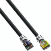 Cabo de rede InLine, U/UTP, Cat.6A, isento de halogéneos, cobre AWG23, preto 40 m