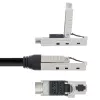 Cabo de rede InLine, U/UTP, Cat.6A, isento de halogéneos, cobre AWG23, preto 40 m