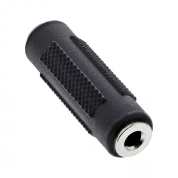 Adaptador de áudio conector fêmea/conector fêmea 3,5 mm estéreo InLine 99306