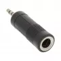 Adaptador de áudio InLine ficha 3,5 mm / conector fêmea jack 6,3 mm estéreo