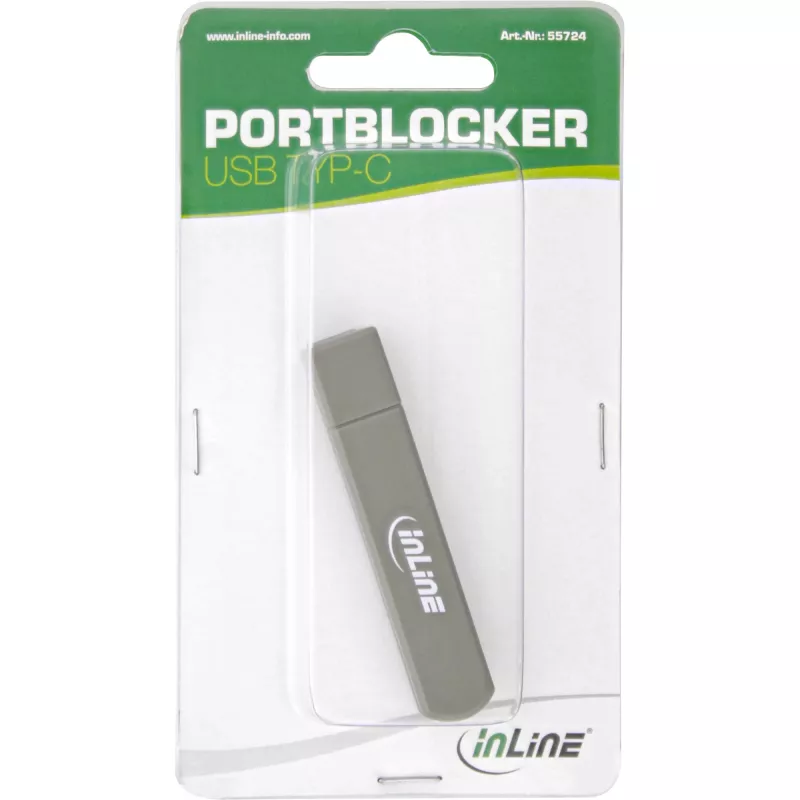 Bloqueador de portas para portátil InLine 55724 USB-C 6 bloqueadores incluídos