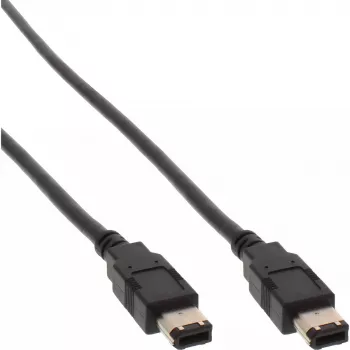 Cabo FireWire 400 InLine 34010 10 m ficha/ficha preto