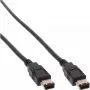 Cabo FireWire 400 InLine 34010 10 m ficha/ficha preto