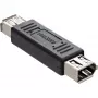 Adaptador FireWire 6 pinos conector fêmea/conector fêmea InLine 34601