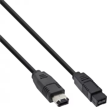 Cabo FireWire 400 para 800 1394b InLine 6/9 pinos ficha 2 m