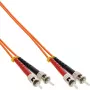 Cabo de fibra ótica duplex InLine ST/ST 50/125µm OM2 2m