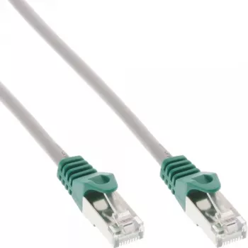 Cabo de rede crossover PC a PC InLine SF/UTP Cat.5e cinzento 1 m