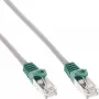 Cabo de rede crossover PC a PC InLine SF/UTP Cat.5e cinzento 1 m