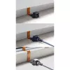 Cabo RJ45 fino InLine para passagem em janelas/portas, 2x RJ45 F/F, 1:1, não blindado, 0,3 m