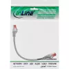 Cabo de rede patch InLine S/FTP PiMF Cat.6 250MHz PVC cobre cinzento 0,3m