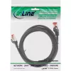 Cabo de ligação direta PC a PC crossover InLine S/FTP Cat.6 preto 0,5 m