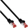 Cabo de rede patch InLine S/FTP PiMF Cat.6 250MHz PVC cobre preto 15m