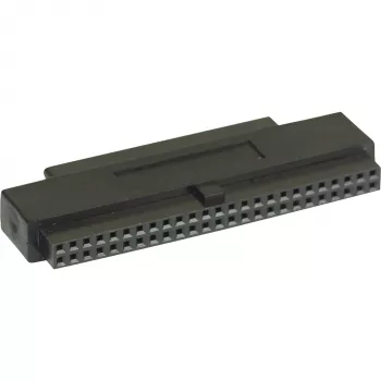 Adaptador SCSI III InLine interno 50 pin IDC conector fêmea para 68 pin mini Sub-D conector fêmea