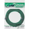 Cabo de rede patch InLine S/FTP PiMF Cat.6A sem halogéneos 500 MHz verde 20m