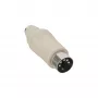 Adaptador de teclado InLine 5 pin DIN macho PS/2 fêmea 33949