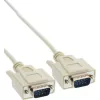 Cabo serial InLine DB9 macho / macho direto 5 m
