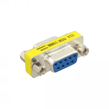 Mini adaptador InLine 9 pinos fêmea / fêmea