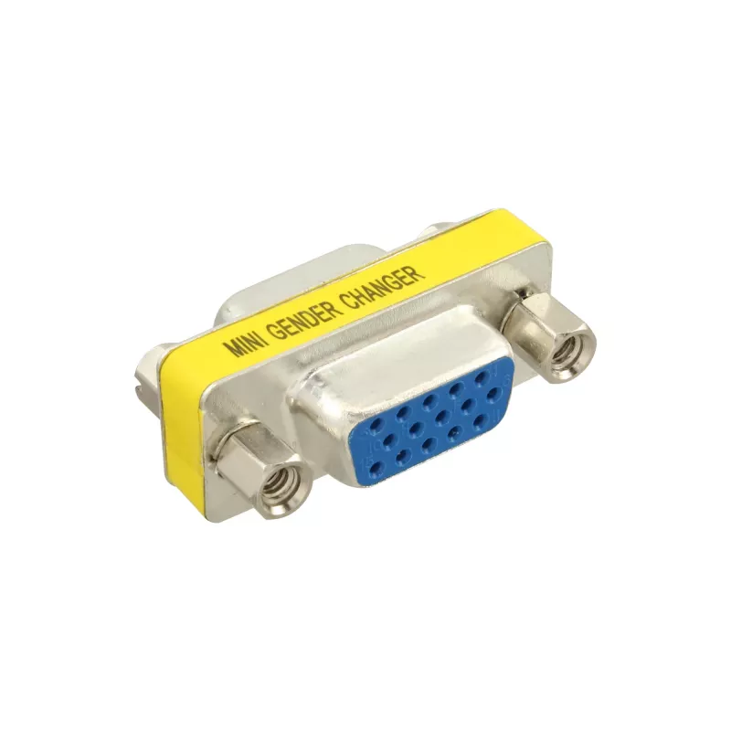 Adaptador InLine DB15 HD VGA S-VGA fêmea/fêmea 37724