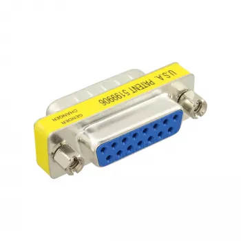 Mini adaptador InLine 15 pinos porta de jogos macho / fêmea