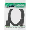 Cabo DVI-D InLine, Premium, 24+1 M/M, Dual Link, banhado a ouro, 3 m