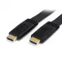 Cabo HDMI® de alta velocidade plano com Ethernet de 5 m StarTech.com – Cabo HDMI Ultra HD 4k x 2k – HDMI para HDMI M/M