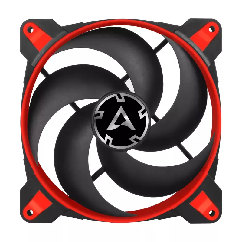 ARCTIC BioniX P140 (vermelho) – Ventoinha gaming de 140 mm otimizada para pressão com PWM PST