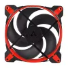 ARCTIC BioniX P140 (vermelho) – Ventoinha gaming de 140 mm otimizada para pressão com PWM PST
