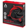 ARCTIC BioniX P140 (vermelho) – Ventoinha gaming de 140 mm otimizada para pressão com PWM PST
