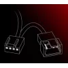 ARCTIC BioniX P140 (vermelho) – Ventoinha gaming de 140 mm otimizada para pressão com PWM PST