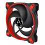 ARCTIC BioniX P140 (vermelho) – Ventoinha gaming de 140 mm otimizada para pressão com PWM PST