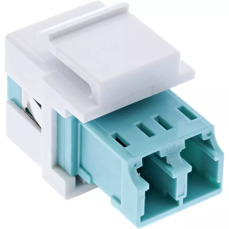 Adaptador keystone snap-in de fibra ótica InLine 89988B