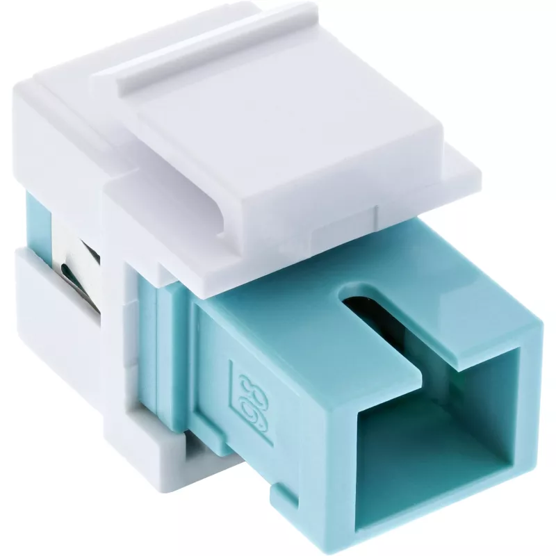 Adaptador keystone snap-in de fibra ótica InLine 89988F