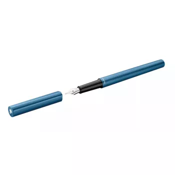 Caneta de tinta permanente Pelikan 823609 sistema de cartuchos azul petróleo
