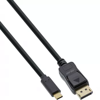 Cabo de vídeo USB InLine, ficha USB-C para ficha DisplayPort, 7,5 m