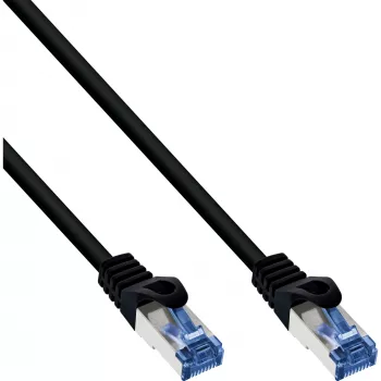 Cabo de rede InLine, Cat.6A, S/FTP, PUR industrial, preto, 15m
