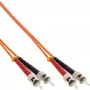 Cabo de fibra ótica duplex InLine ST/ST 50/125µm OM2 3m