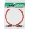 Cabo de fibra ótica duplex InLine ST/ST 50/125µm OM2 3m
