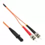 Cabo de fibra ótica duplex InLine MTRJ/ST 50/125µm OM2 2m