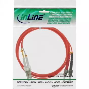 Cabo de fibra ótica duplex InLine LC/ST 50/125µm OM2 2m