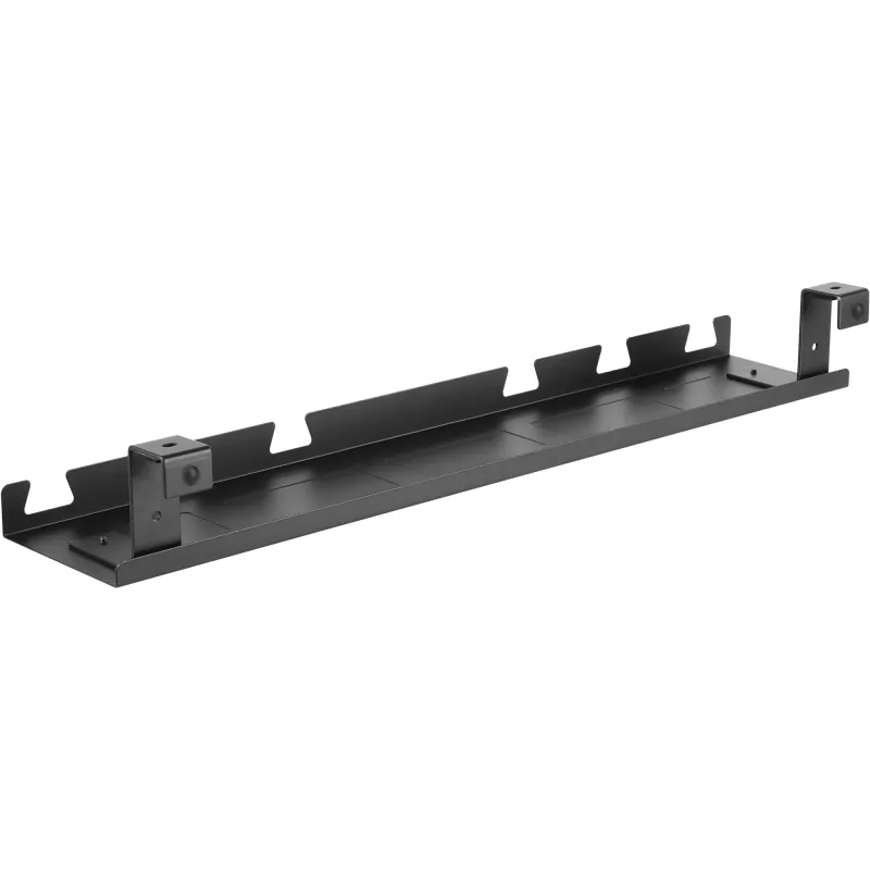 Bandeja/suporte para cabos para montagem sob a mesa InLine 131×590×74 mm, preto