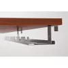Bandeja para cabos para montagem sob a mesa InLine 131×590×74 mm cinzento