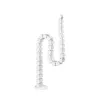 Calha para cabos para mesas de altura ajustável InLine 4 compartimentos, branco, comprimento 1,28 m
