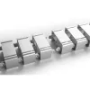Calha para cabos InLine para mesas de altura ajustável, 4 compartimentos, cinzento, 68×36×42 mm
