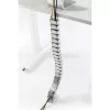 Calha para cabos InLine para mesas de altura ajustável, 4 compartimentos, cinzento, 68×36×42 mm