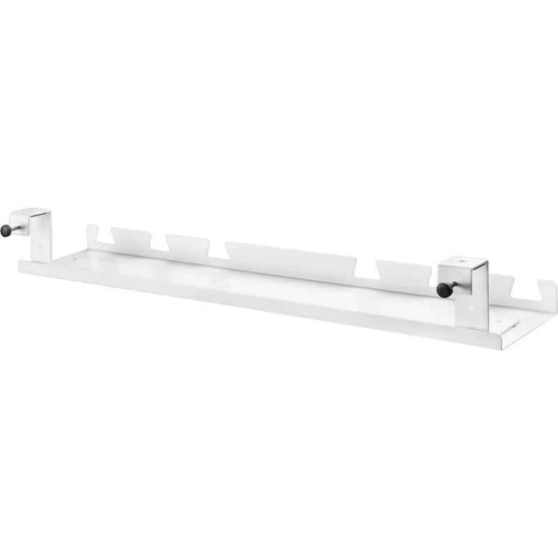 Canal de cabos/bandeja para montagem sob a secretária InLine 131×590×74 mm, branco