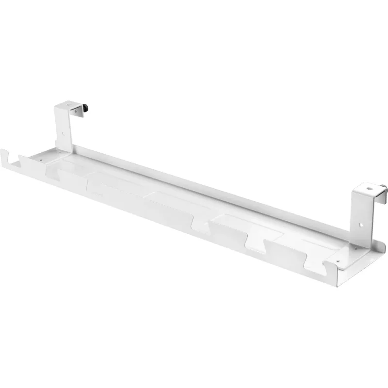 Canal de cabos/bandeja para montagem sob a secretária InLine 131×590×74 mm, branco
