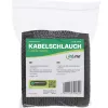Manga de cabos InLine 59993A — manga têxtil com fecho de velcro, 1 m × 25 mm, preto